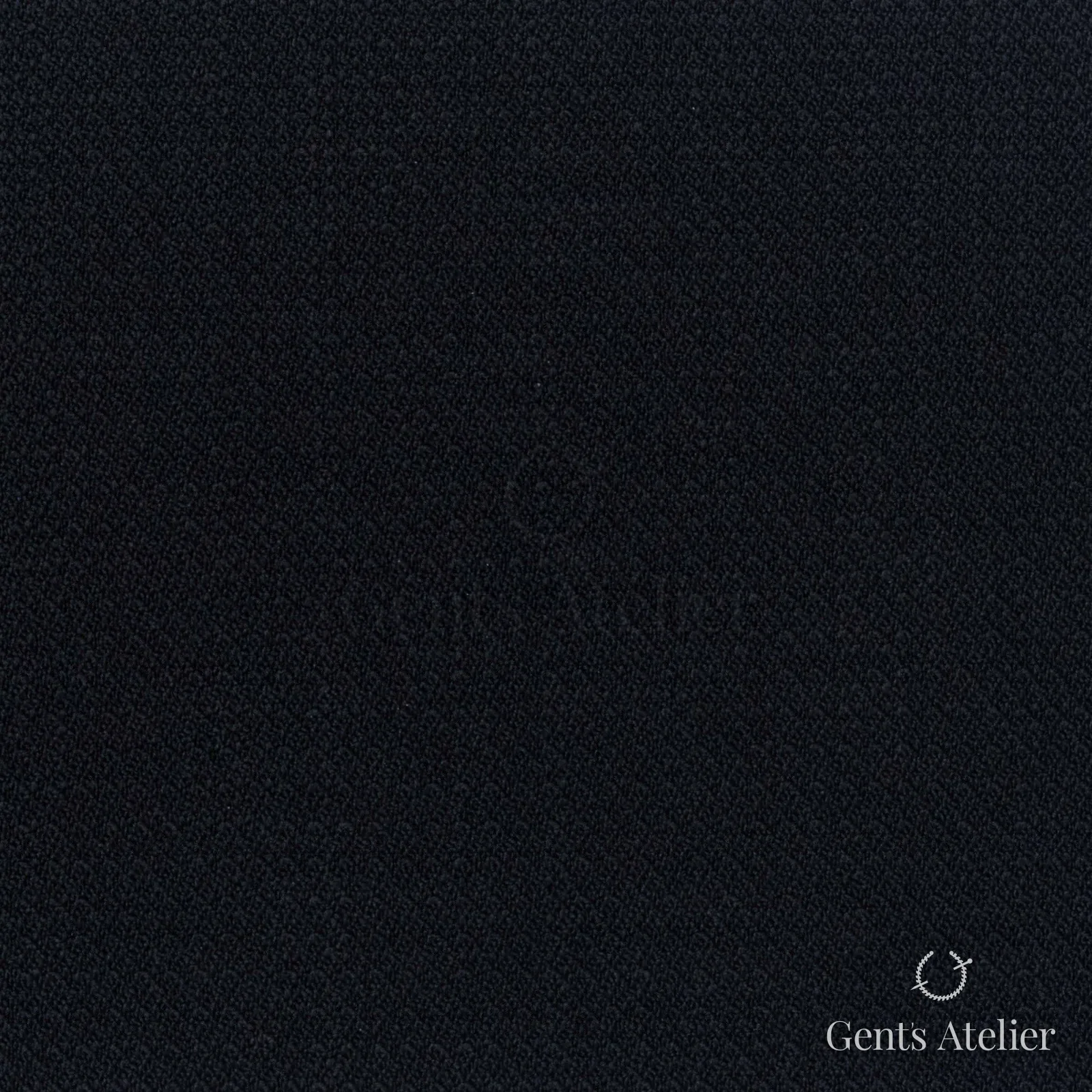 Костюмная ткань Marzoni 608 - 261 / 1500 — Чёрный, однотонная, 100% шерсть