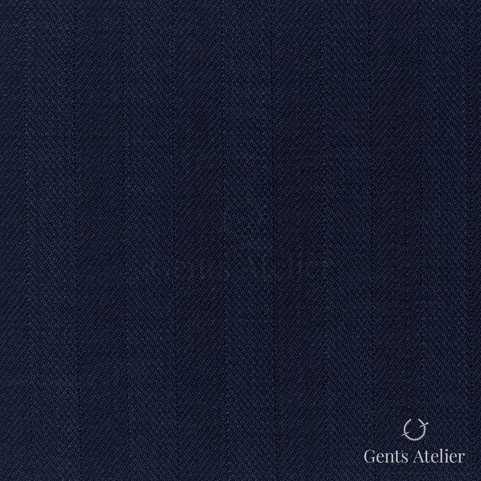 Костюмная ткань Marzoni 608 - 267 / 1500 — Тёмно-синий, однотонная, 100% шерсть
