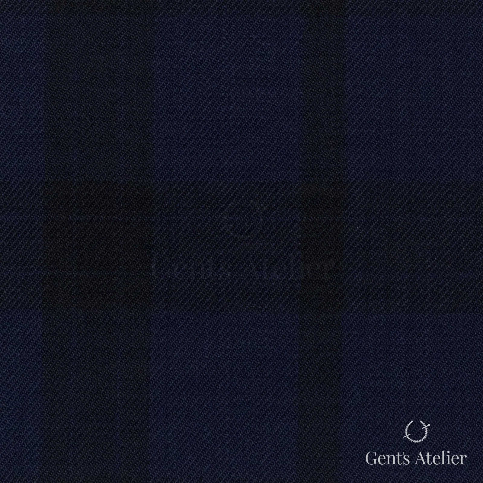 Костюмная ткань Marzoni 608 - 270 / 1500 — Тёмно-синий, однотонная, 100% шерсть