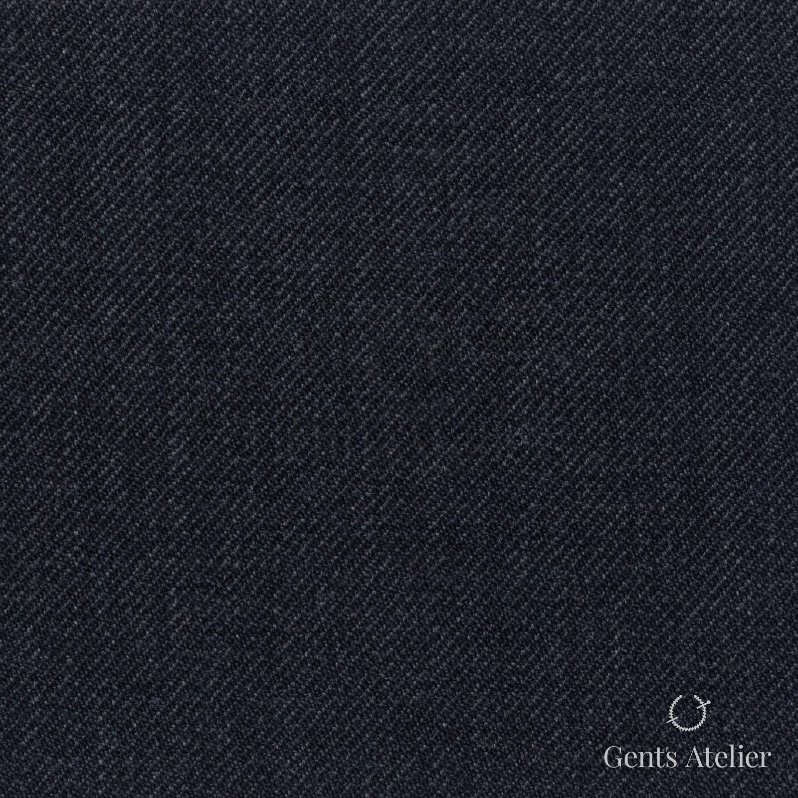 Костюмная ткань Marzoni 628 - 709 / 1200 — Антрацит, однотонная, 92% шерсть, 8% кашемир