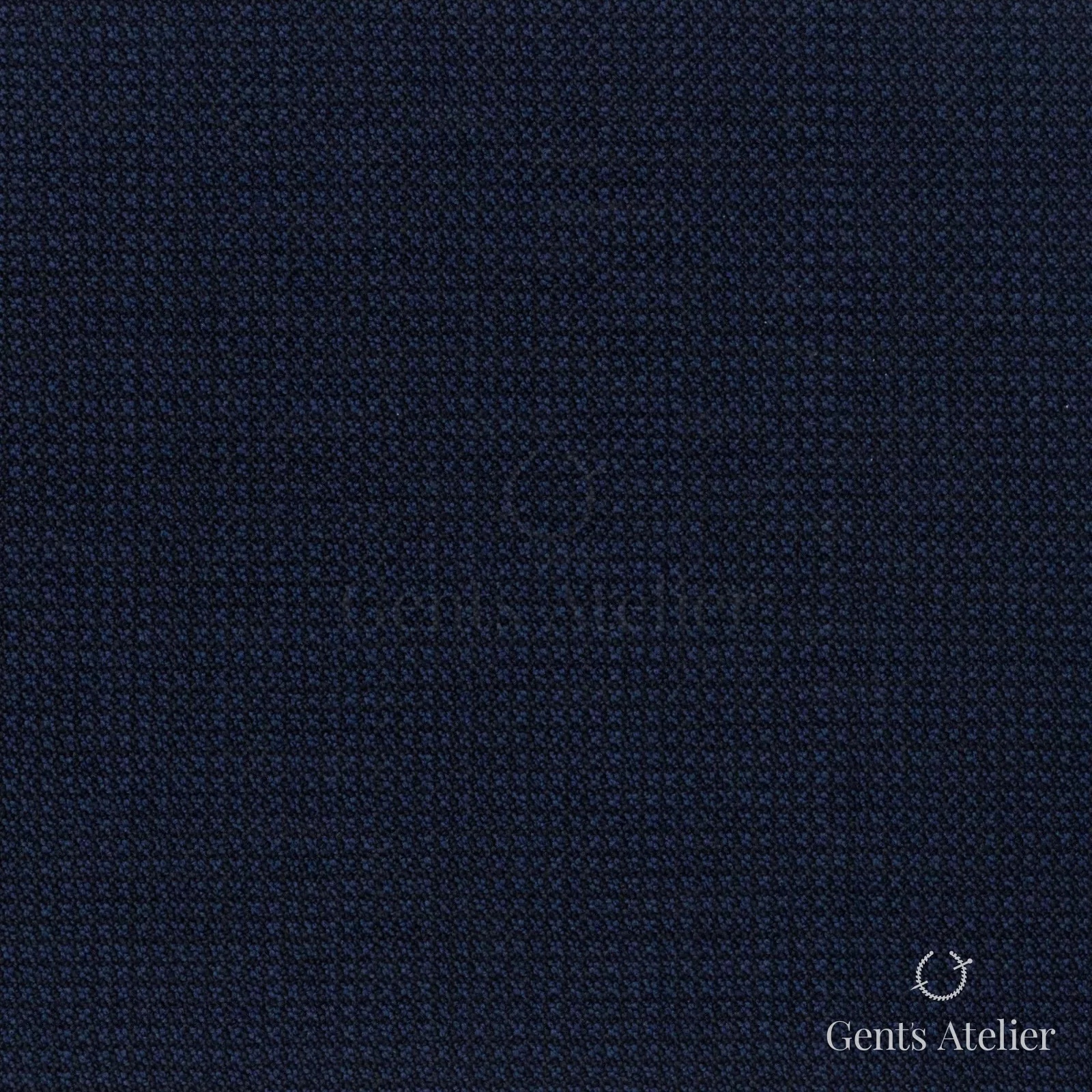 Костюмная ткань Marzoni 628 - 715 / 1200 — Тёмно-синий, узор, 92% шерсть, 8% кашемир