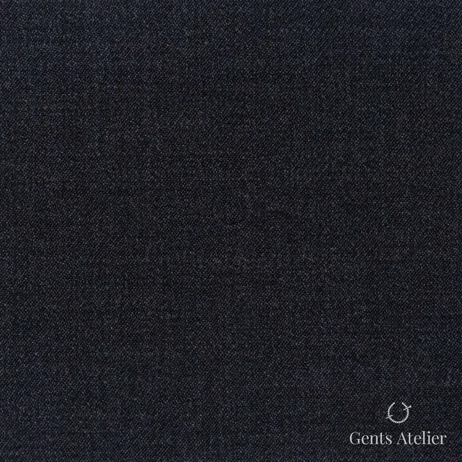 Костюмная ткань Marzoni 725 - 423 / 1400 — Антрацит, однотонная, 100% шерсть