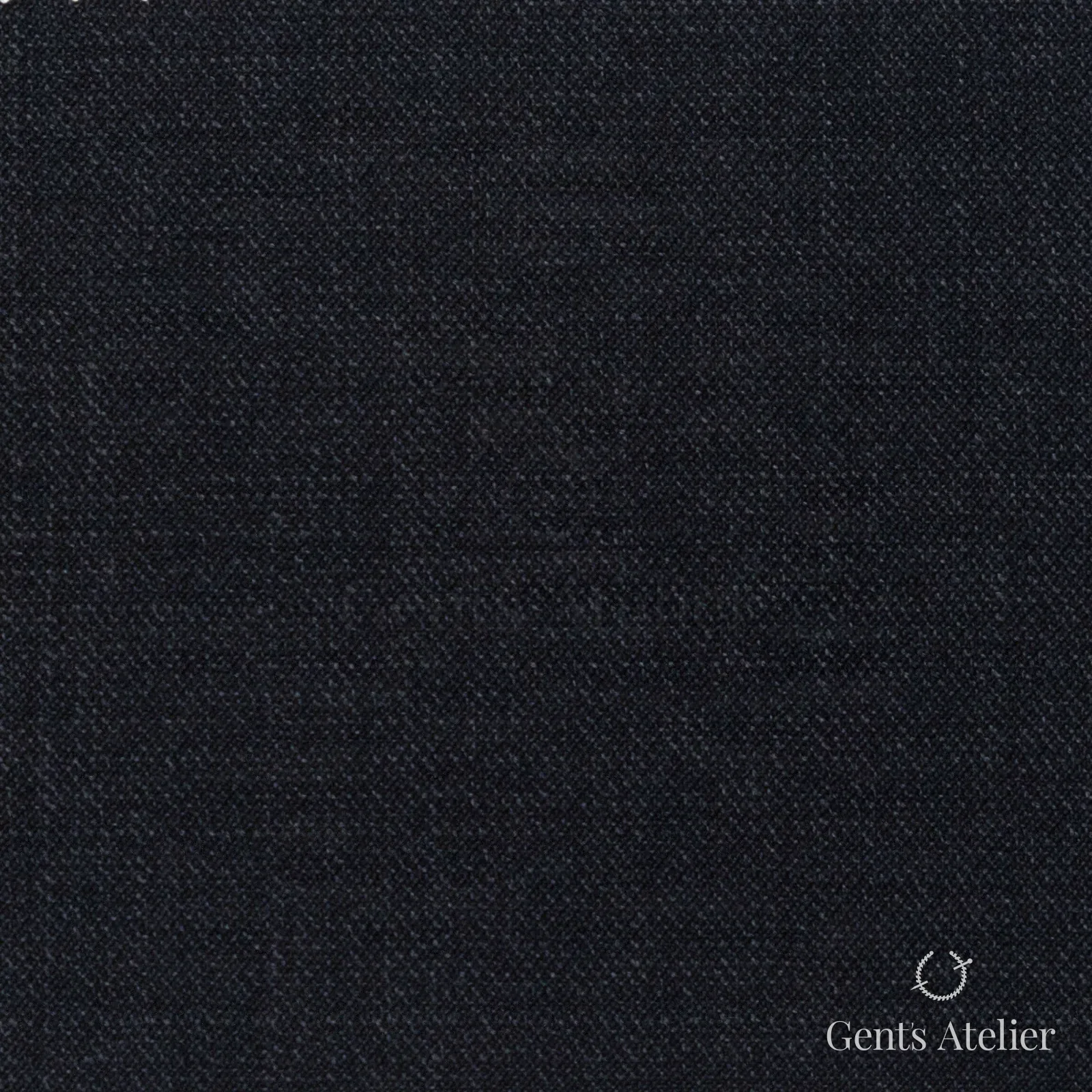 Костюмная ткань Marzoni 725 - 435 / 1400 — Антрацит, однотонная, 100% шерсть