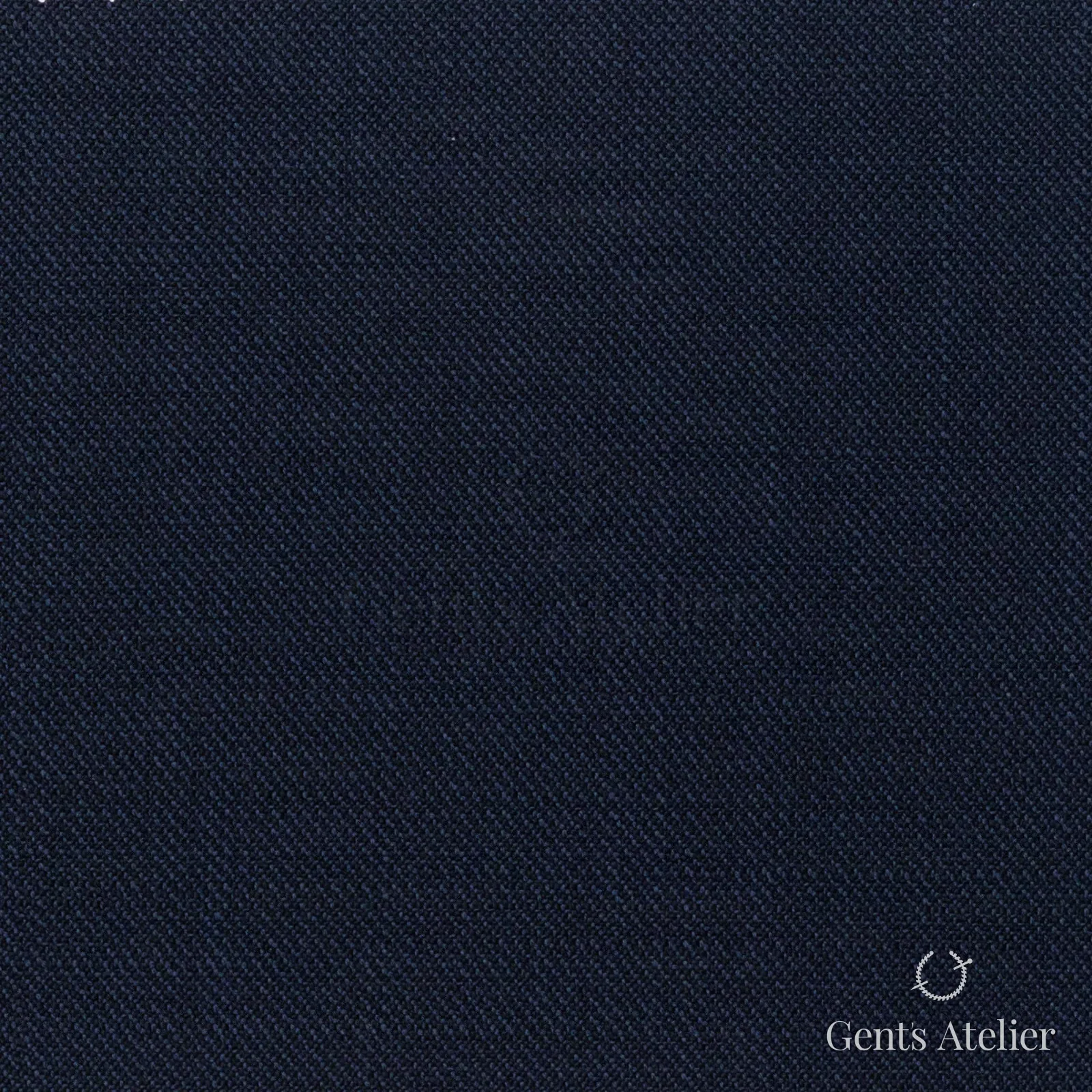 Костюмная ткань Marzoni 725 - 440 / 1300 — Тёмно-синий, однотонная, 100% шерсть