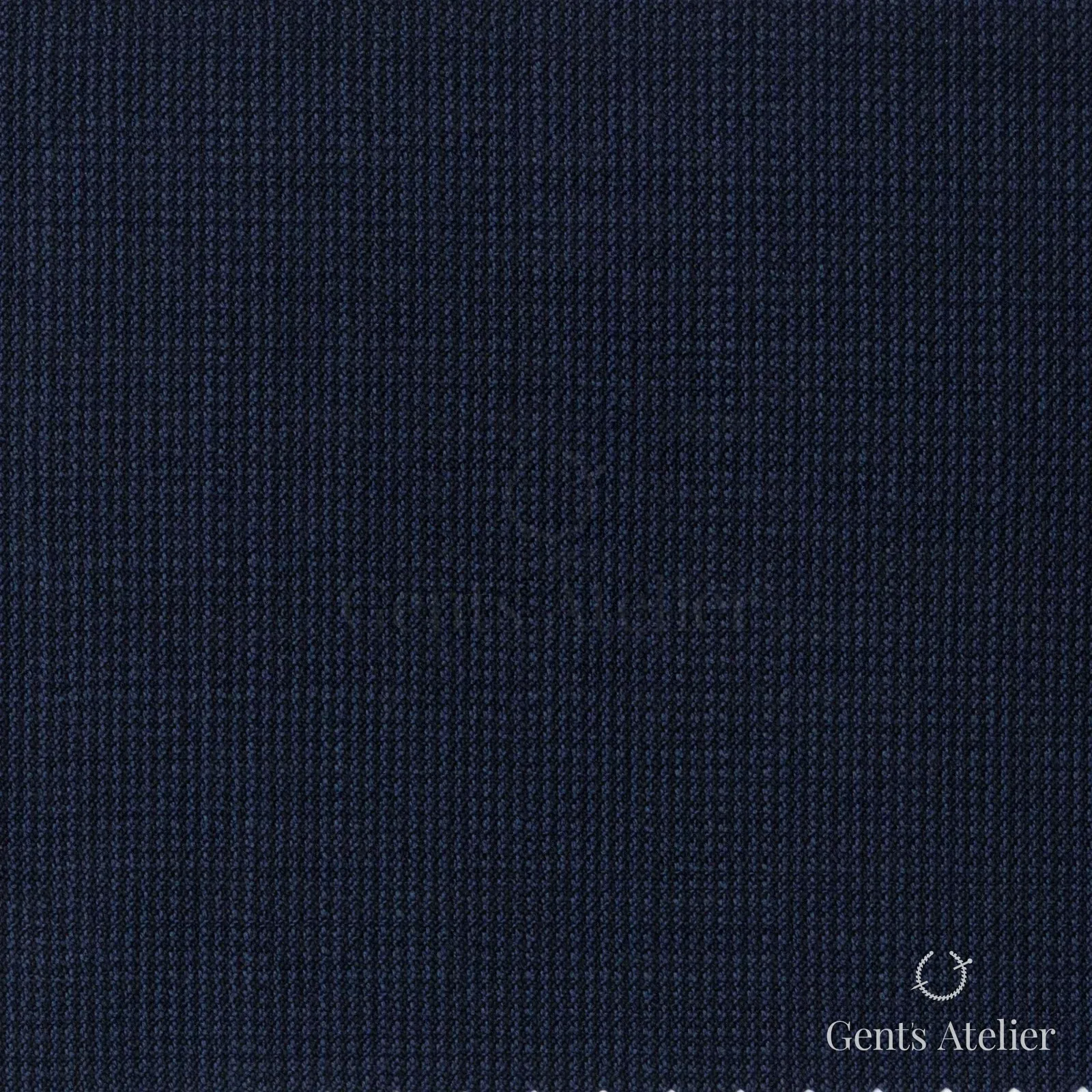Костюмная ткань Marzoni 725 - 442 / 1400 — Тёмно-синий, полоса, 100% шерсть