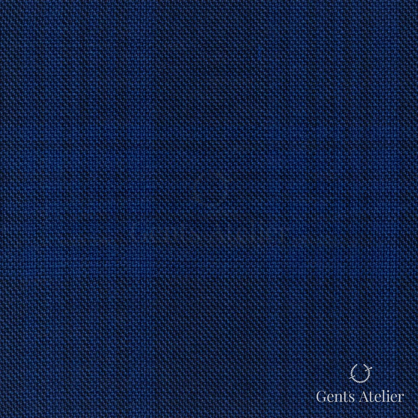 Костюмная ткань Marzoni 725 - 479 / 1300 — Тёмно-синий / Синий, полоса, 100% шерсть