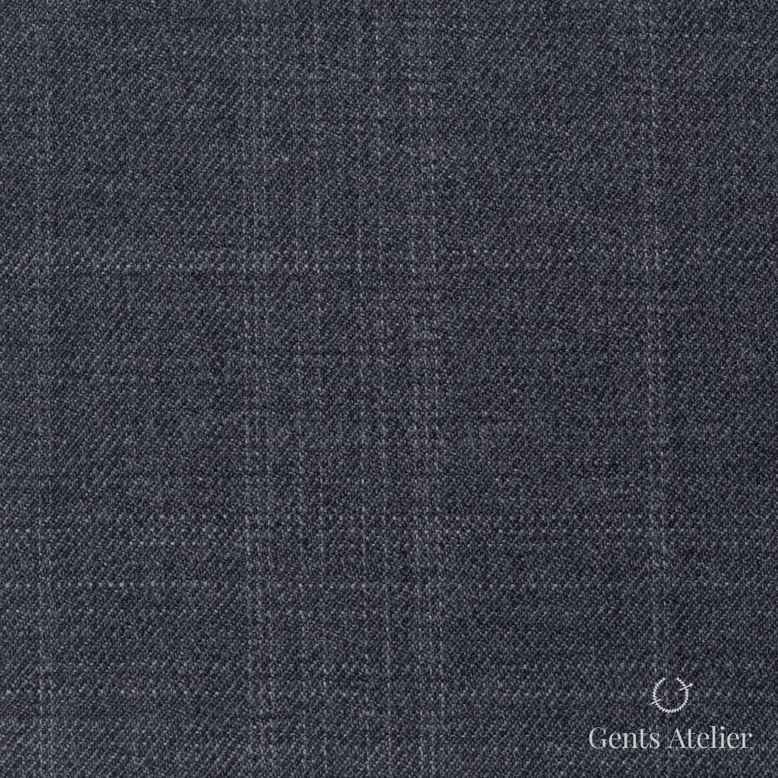 Костюмная ткань Marzoni 725 - 497 / 1500 — Серый / Белый, оконная клетка, 100% шерсть