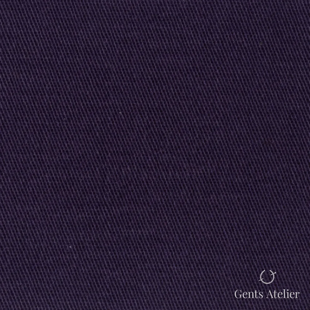 Костюмная ткань Marzoni 605 - 364 / 500 — Тёмно-фиолетовый, однотонная, 98% Cotton, 2% Lycra