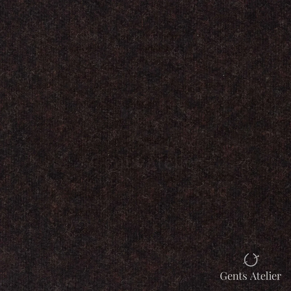 Костюмная ткань Marzoni 620 - 832 / 900 — Тёмно-коричневый, однотонная, 100% шерсть