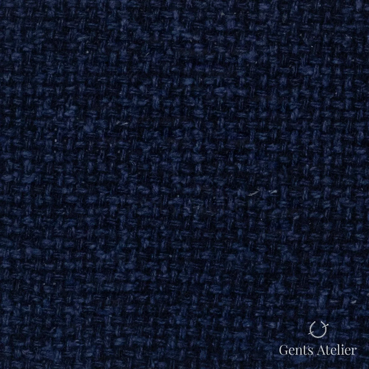 Костюмная ткань Marzoni 641 - 154 / 1300 — Синий, однотонная, 65% шерсть, 35% Silk