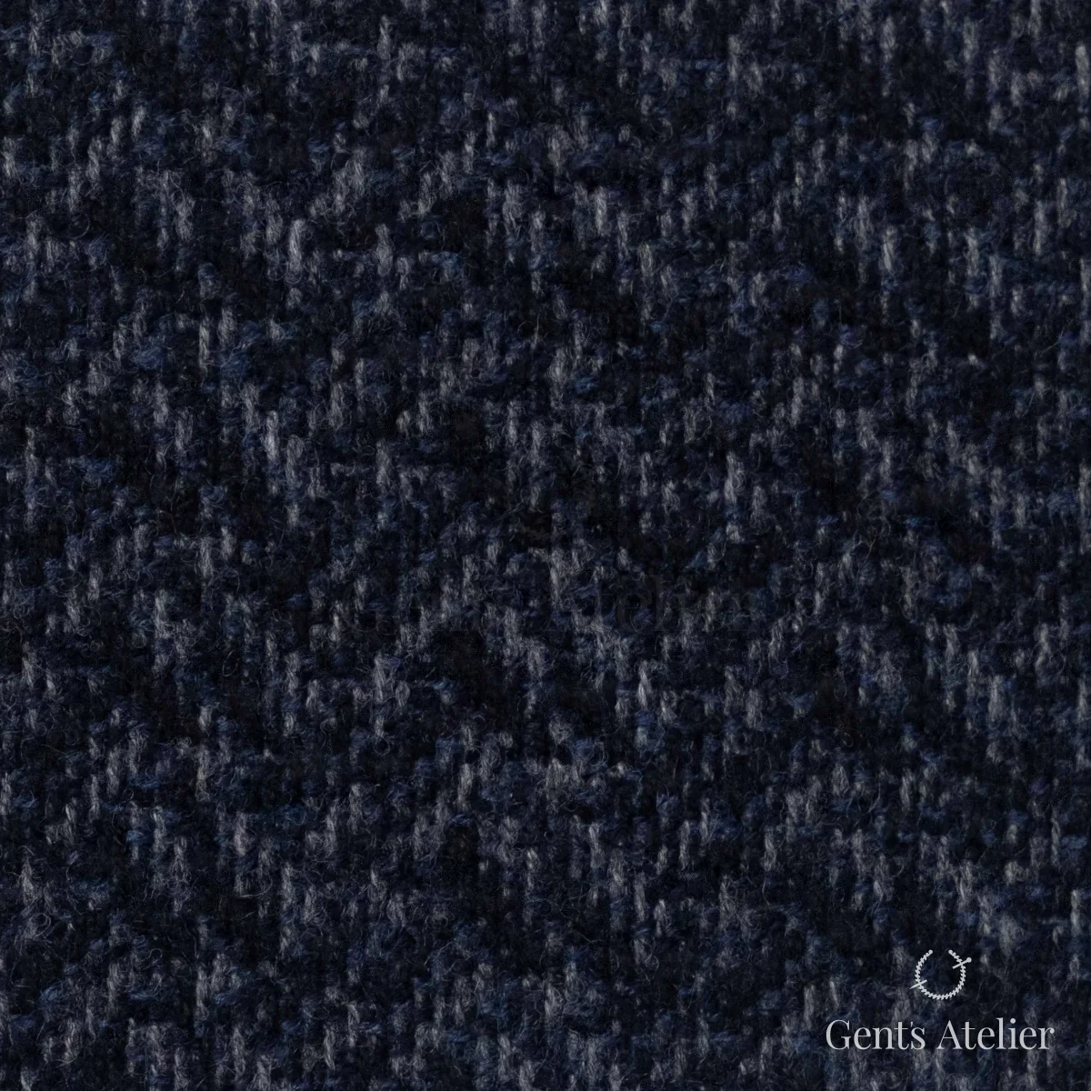 Костюмная ткань Marzoni 651 - 034 / 1200 — Серый / Синий, меланж, 90% шерсть, 10% Cashmere