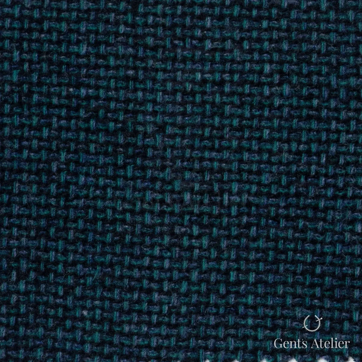 Костюмная ткань Marzoni 651 - 690 / 1500 — Зелёный, меланж, 90% шерсть, 10% Cashmere