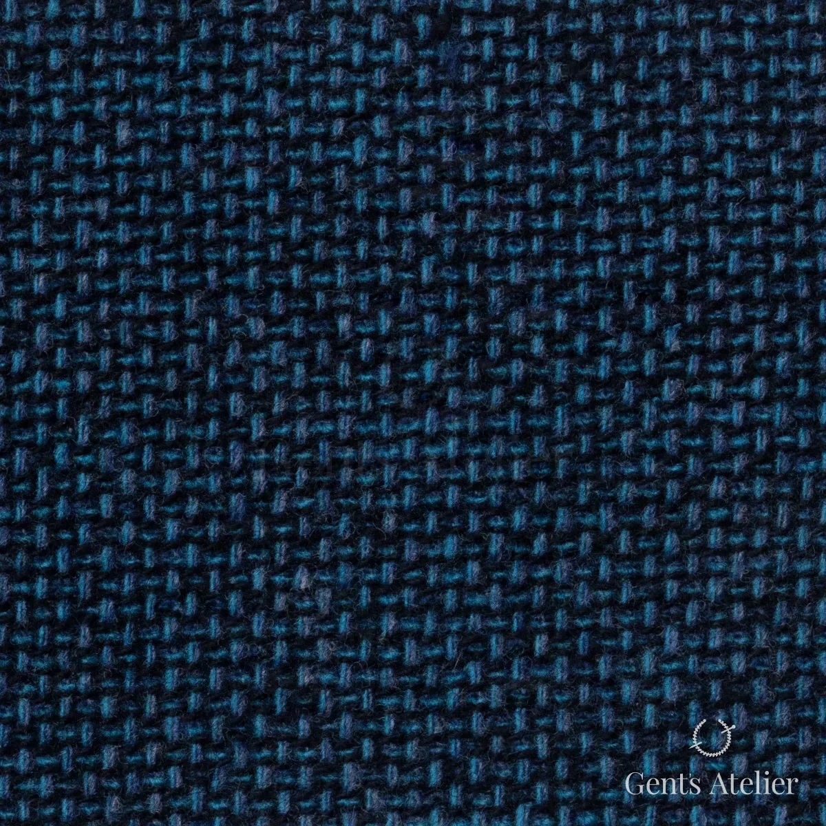 Костюмная ткань Marzoni 651 - 691 / 1500 — Бирюзовый, меланж, 90% шерсть, 10% Cashmere