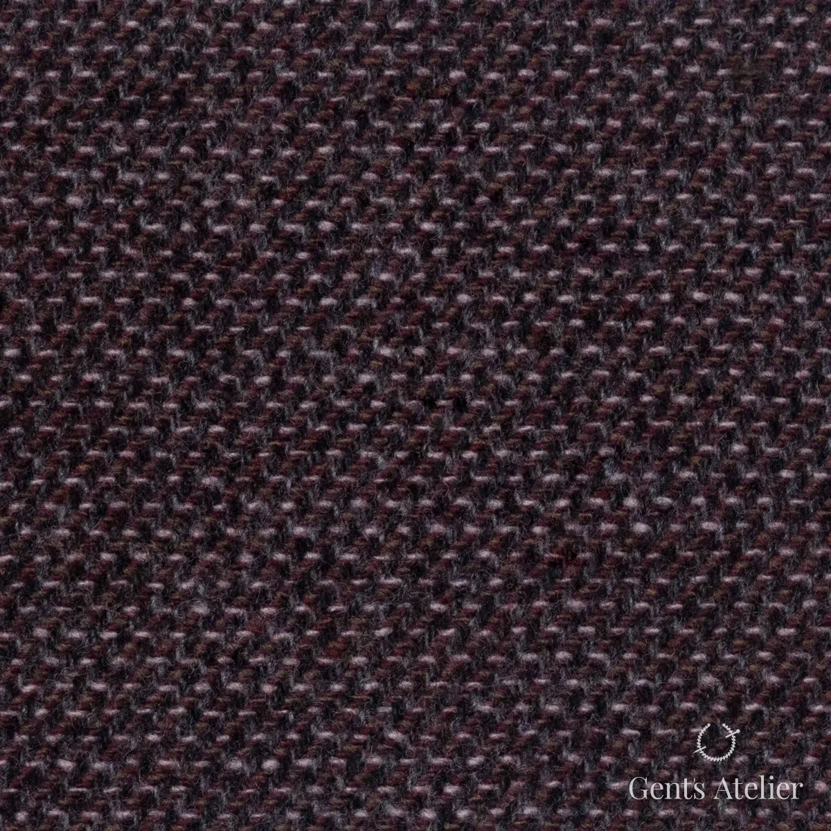 Костюмная ткань Marzoni 651 - 693 / 1500 — Бордовый, меланж, 90% шерсть, 10% Cashmere