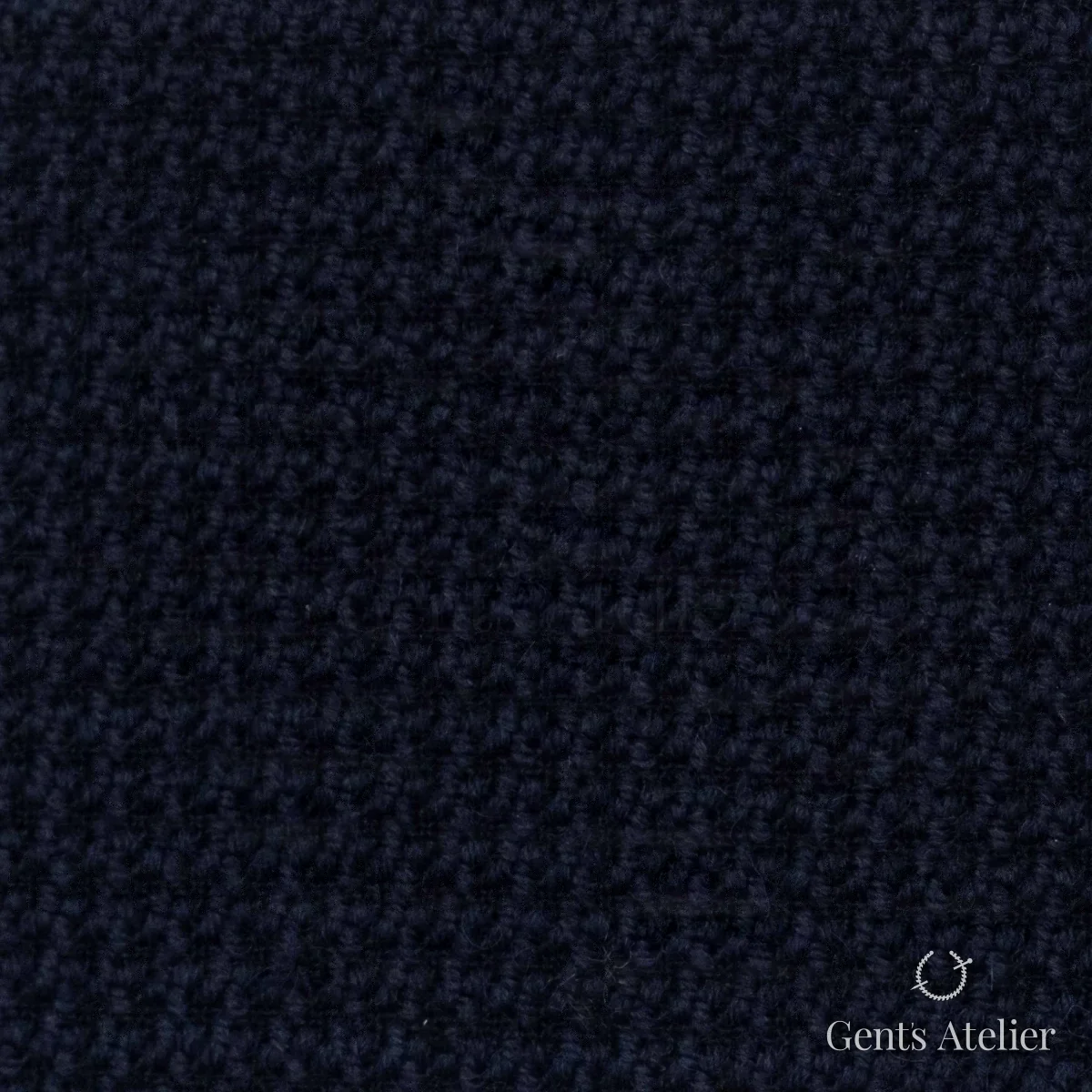 Костюмная ткань Marzoni 665 - 110 / 1200 — Тёмно-синий, однотонная, 99% шерсть, 1% Elastane