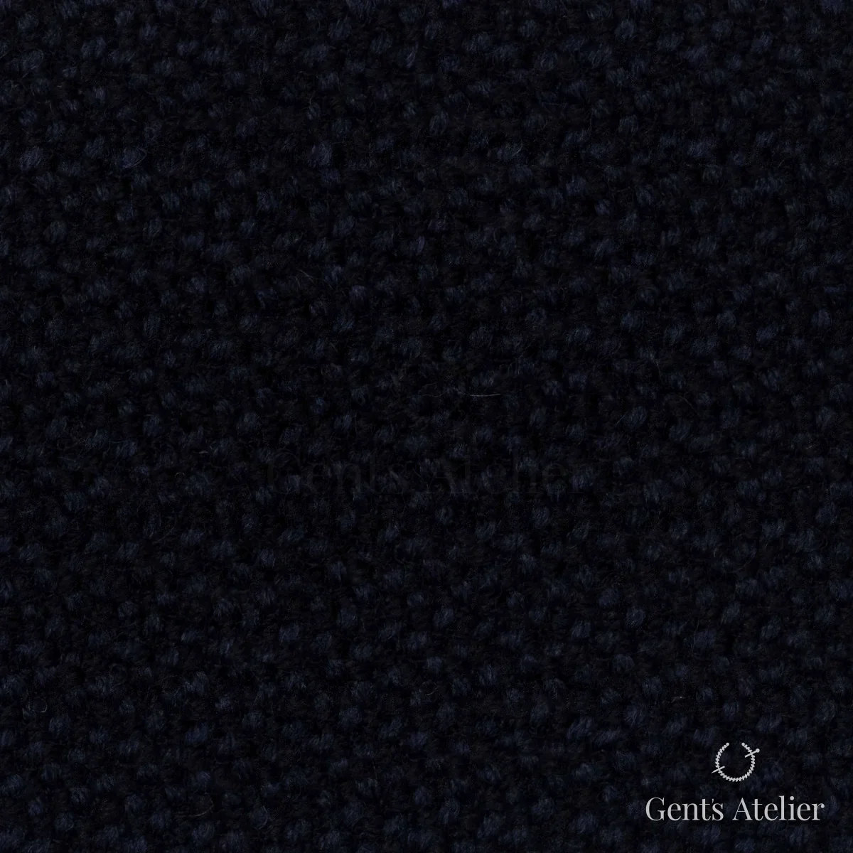 Костюмная ткань Marzoni 665 - 112 / 900 — Тёмно-синий, однотонная, 99% шерсть, 1% Elastane
