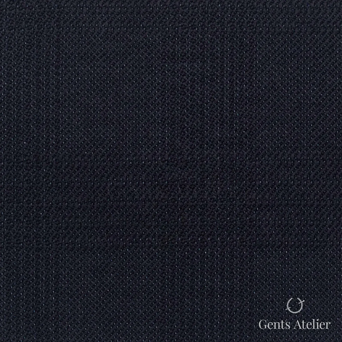Костюмная ткань Marzoni 601 - 157 / 1100 — Тёмно-синий, однотонная, 82% шерсть, 18% Silk