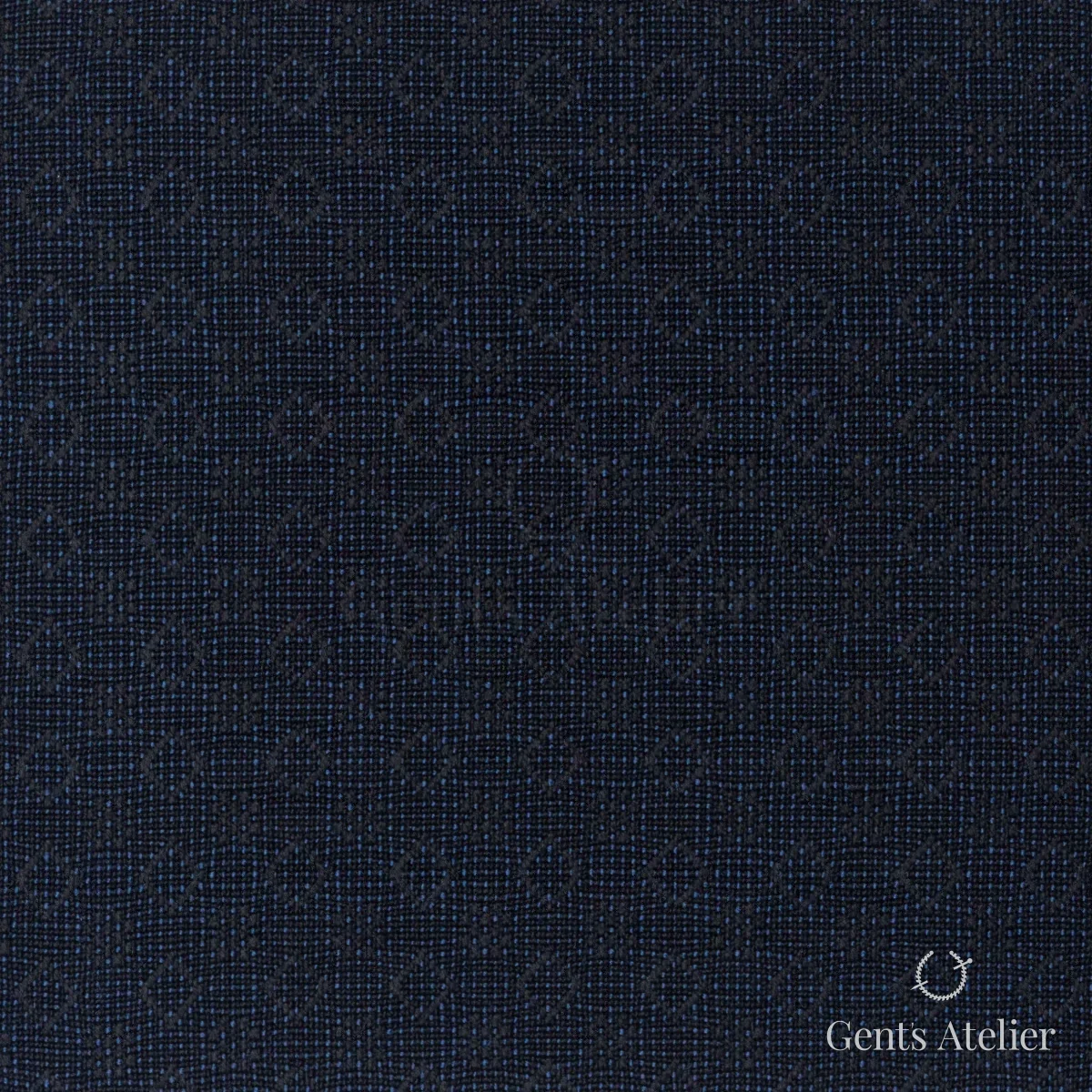 Костюмная ткань Marzoni 606 - 994 / 900 — Синий, виндоупейн, 100% шерсть