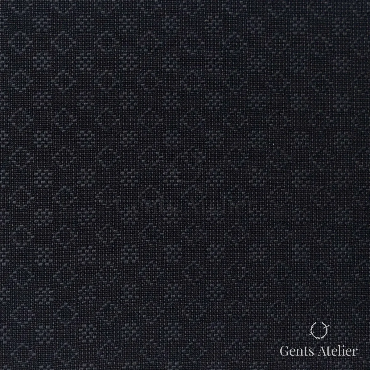 Костюмная ткань Marzoni 606 - 998 / 900 — Чёрный, виндоупейн, 100% шерсть