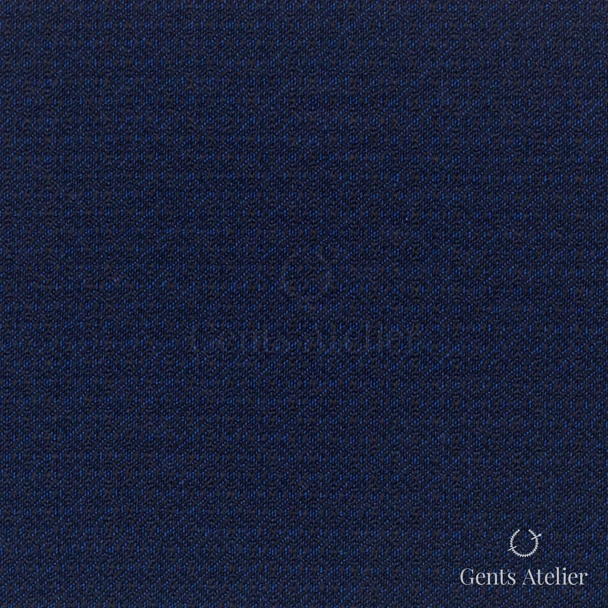 Костюмная ткань Marzoni 609 - 563 / 900 — Тёмно-синий, жаккард, 100% шерсть