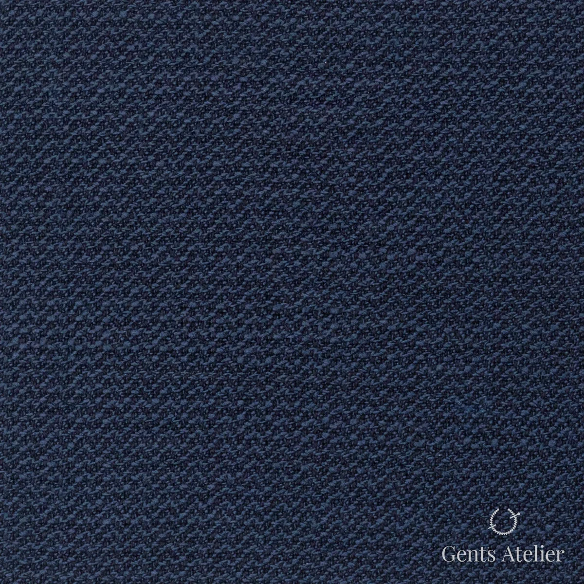Костюмная ткань Marzoni 609 - 582 / 900 — Тёмно-синий, однотонная, 100% шерсть