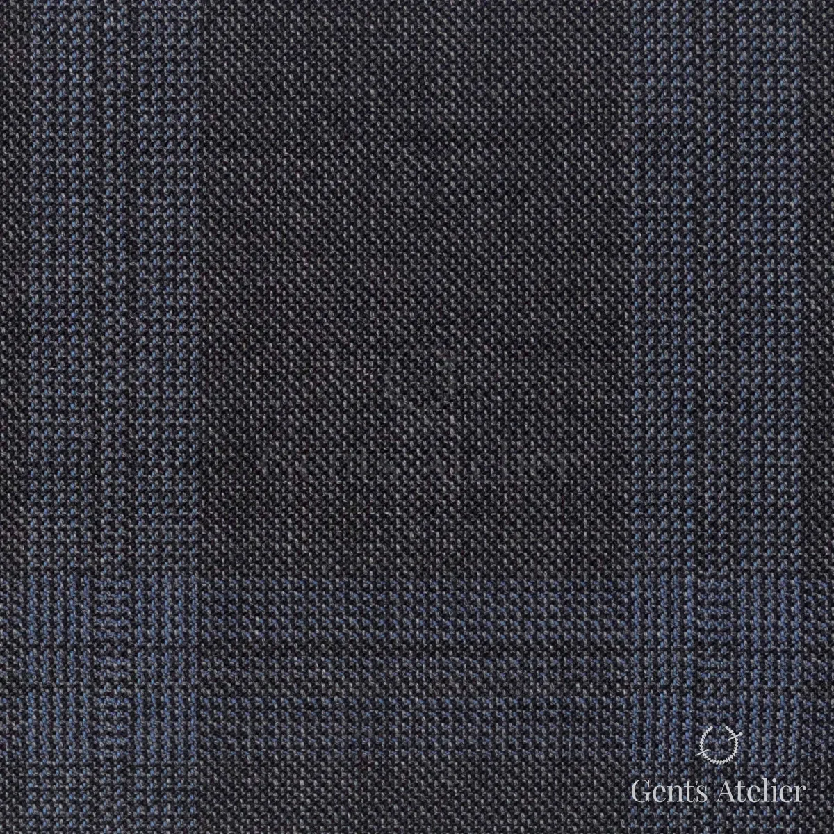 Костюмная ткань Marzoni 609 - 668 / 900 — Серый, виндоупейн, 100% шерсть