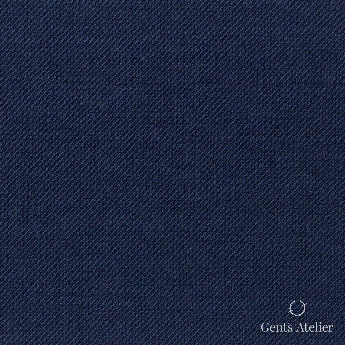 Костюмная ткань Marzoni 609 - 717 / 900 — Полуночно-синий, однотонная, 100% шерсть