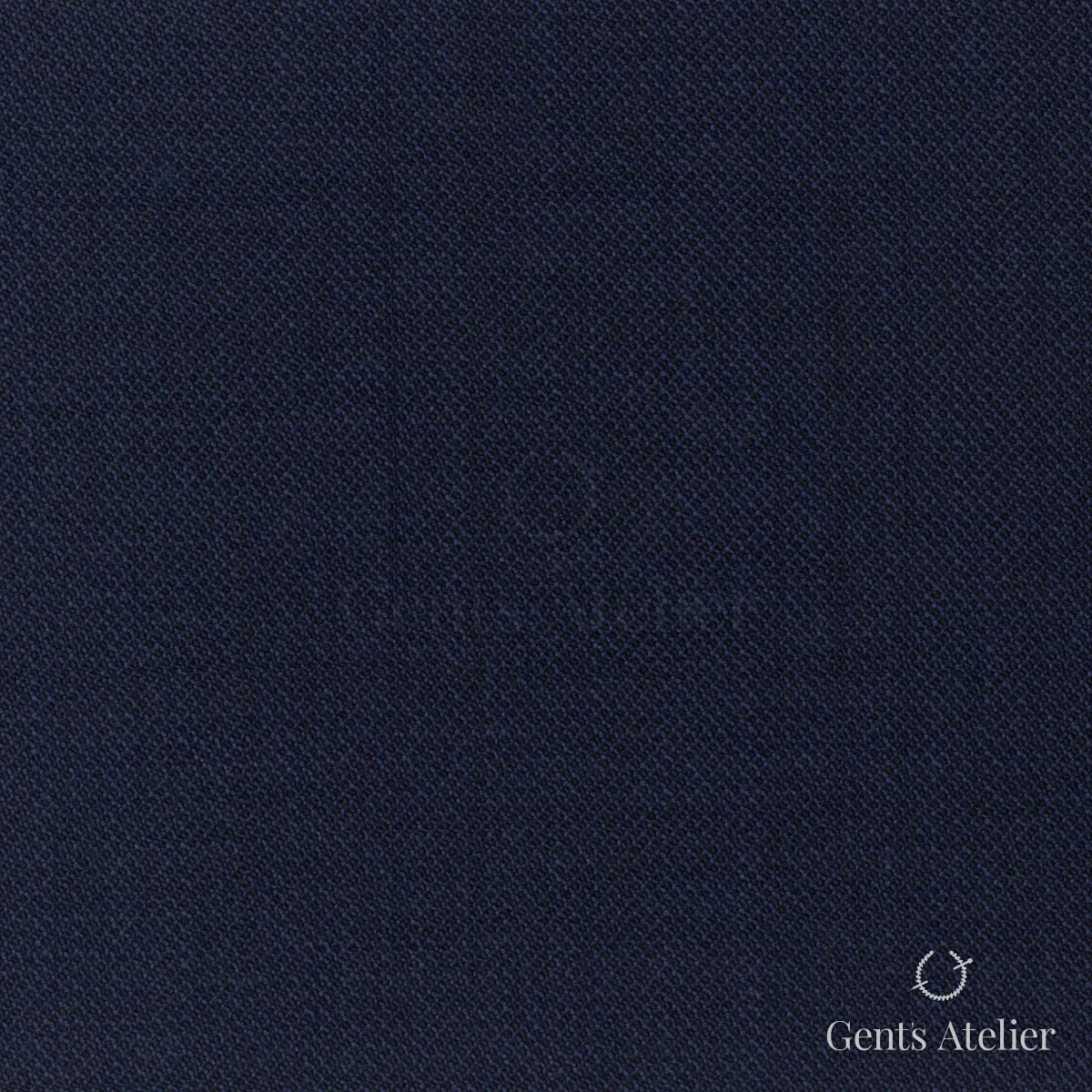 Костюмная ткань Marzoni 609 - 733 / 900 — Тёмно-синий, однотонная, 100% шерсть