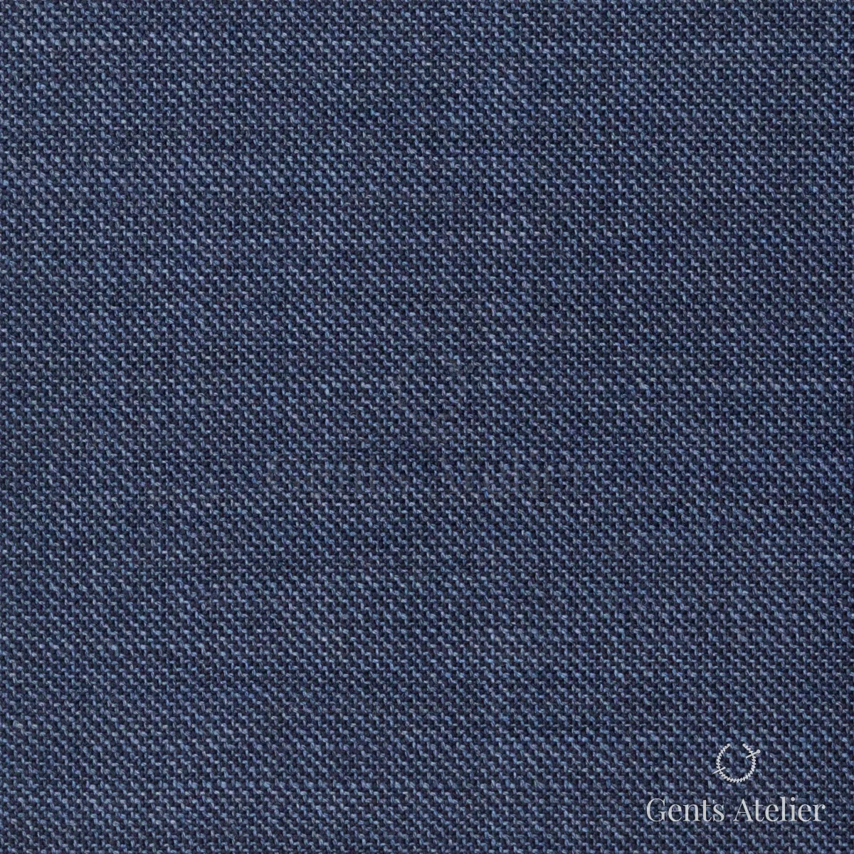 Костюмная ткань Marzoni 609 - 735 / 1000 — Синий, однотонная, 100% шерсть