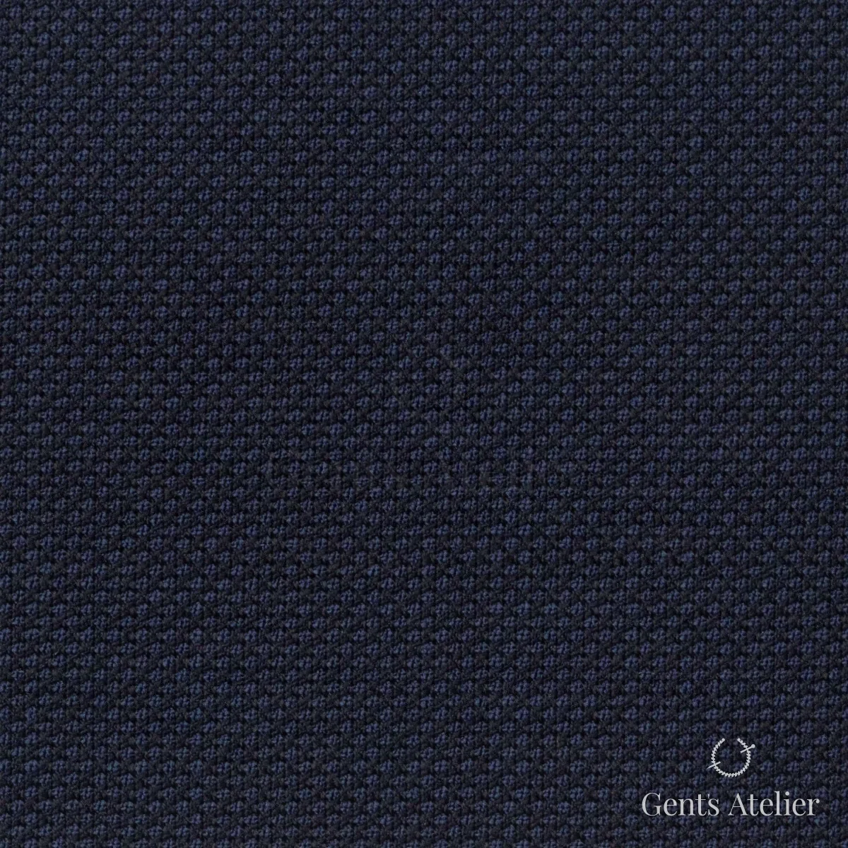 Костюмная ткань Marzoni 609 - 751 / 1000 — Тёмно-синий, меланж, 100% шерсть