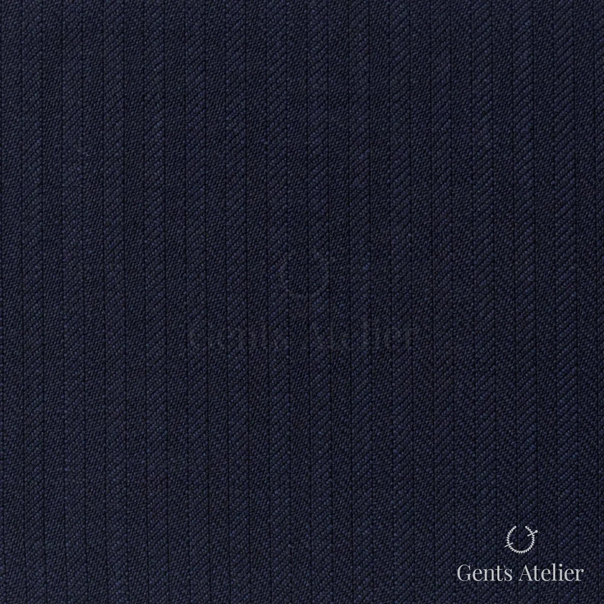 Костюмная ткань Marzoni 609 - 769 / 1000 — Тёмно-синий, ёлочка, 100% шерсть
