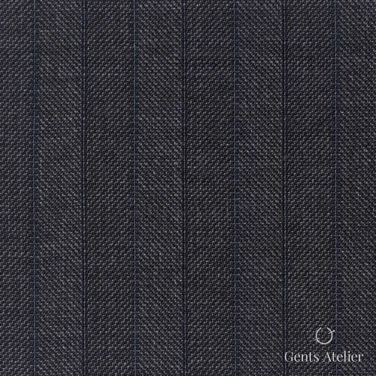 Костюмная ткань Marzoni 609 - 785 / 1000 — Серый, ёлочка, 100% шерсть