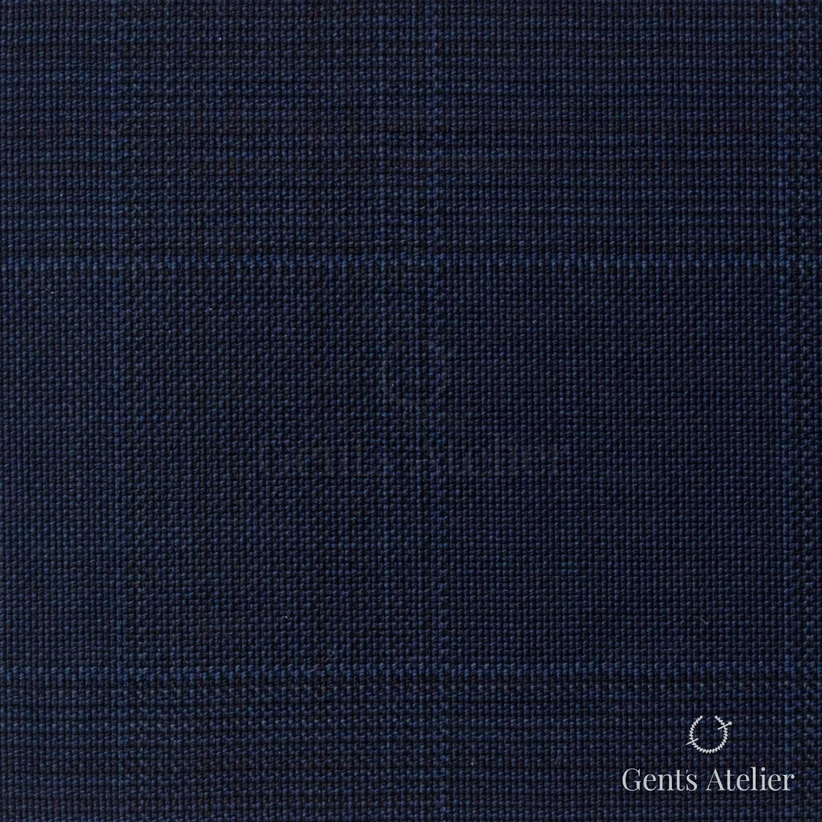 Костюмная ткань Marzoni 609 - 871 / 1000 — Тёмно-синий / Синий, меланж, 100% шерсть