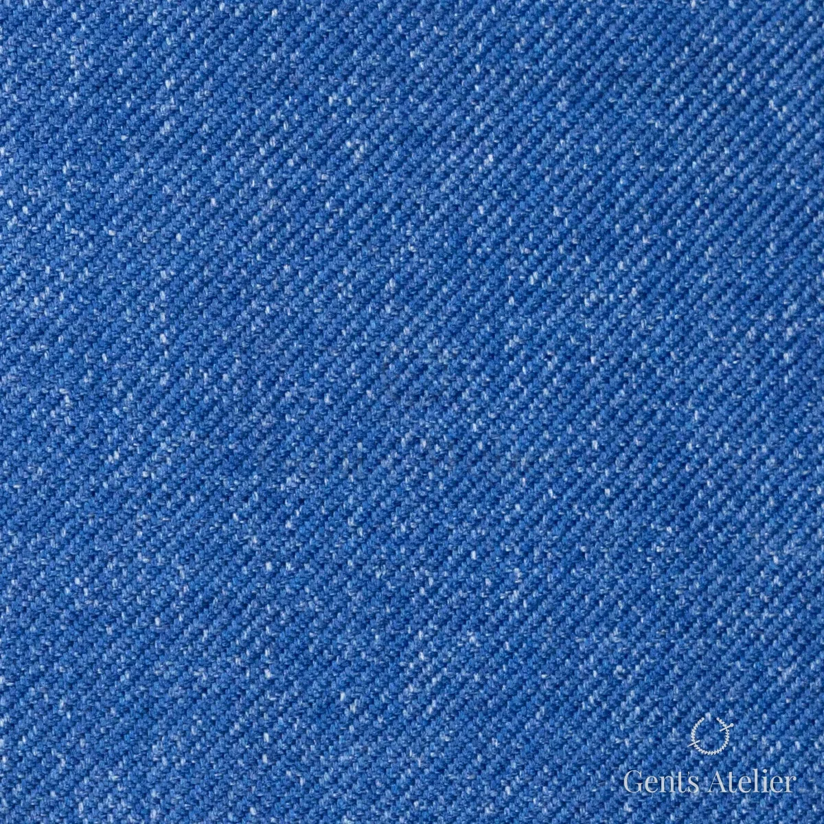 Костюмная ткань Marzoni 611 - 515 / 1300 — Синий, однотонная, 100% Silk