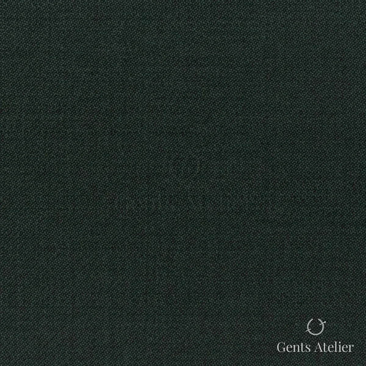 Костюмная ткань Marzoni 620 - 789 / 700 — Тёмно-зелёный, однотонная, 100% шерсть