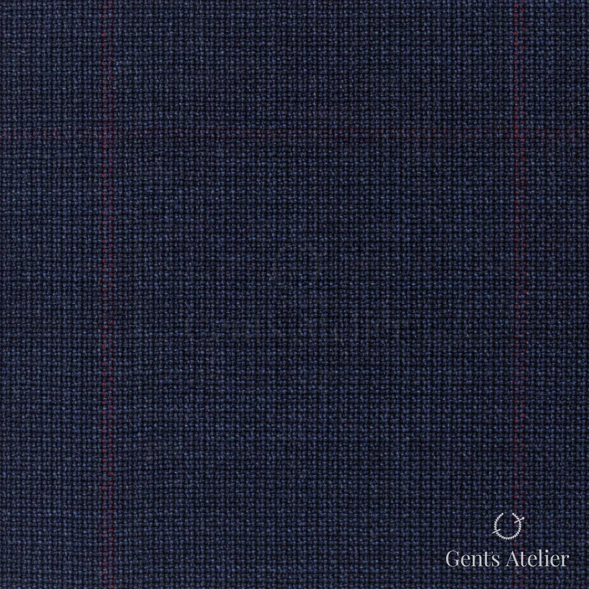 Костюмная ткань Marzoni 621 - 064 / 900 — Синий, виндоупейн, 100% шерсть
