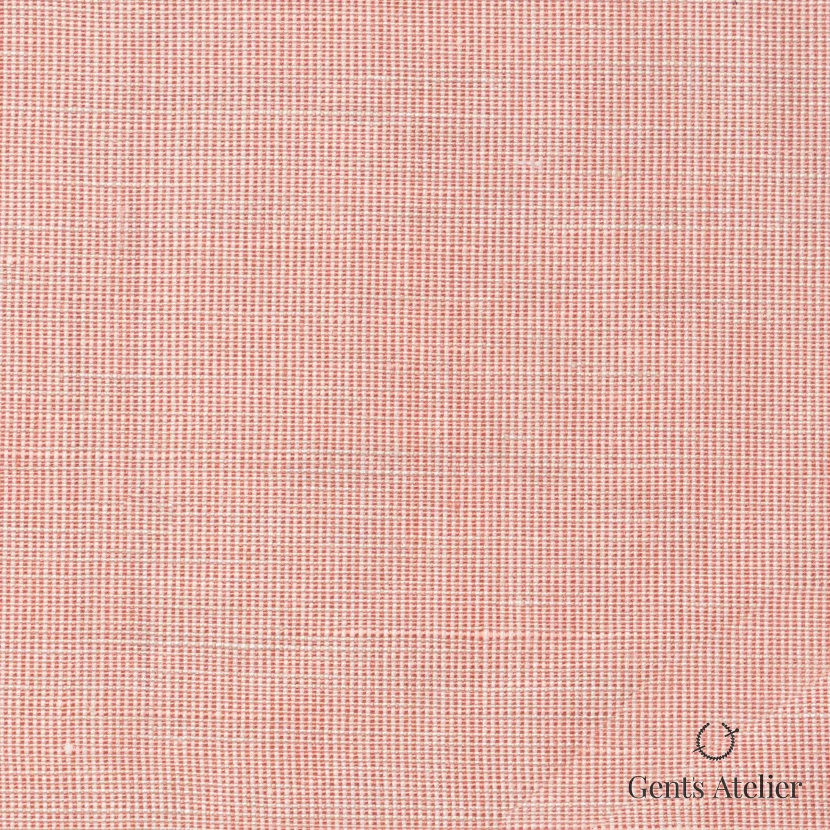 Костюмная ткань Marzoni 602 - 165 / 900 — Персиково-розовый, однотонная, 55% Silk, 45% Linen