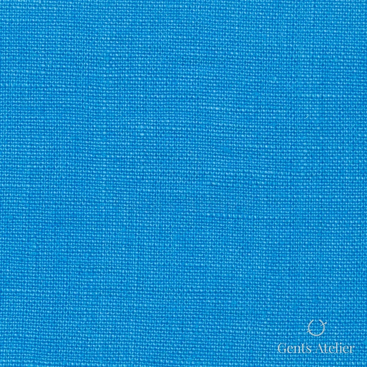 Костюмная ткань Marzoni 605 - 585 / 700 — Небесно-голубой, однотонная, 100% Linen