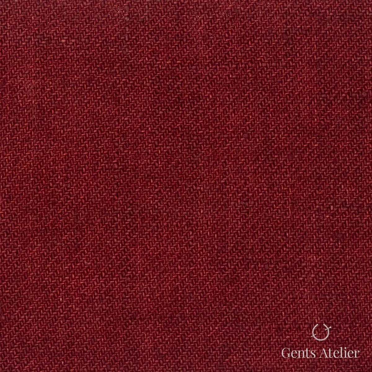 Костюмная ткань Marzoni 605 - 620 / 800 — Красный, однотонная, 100% Linen