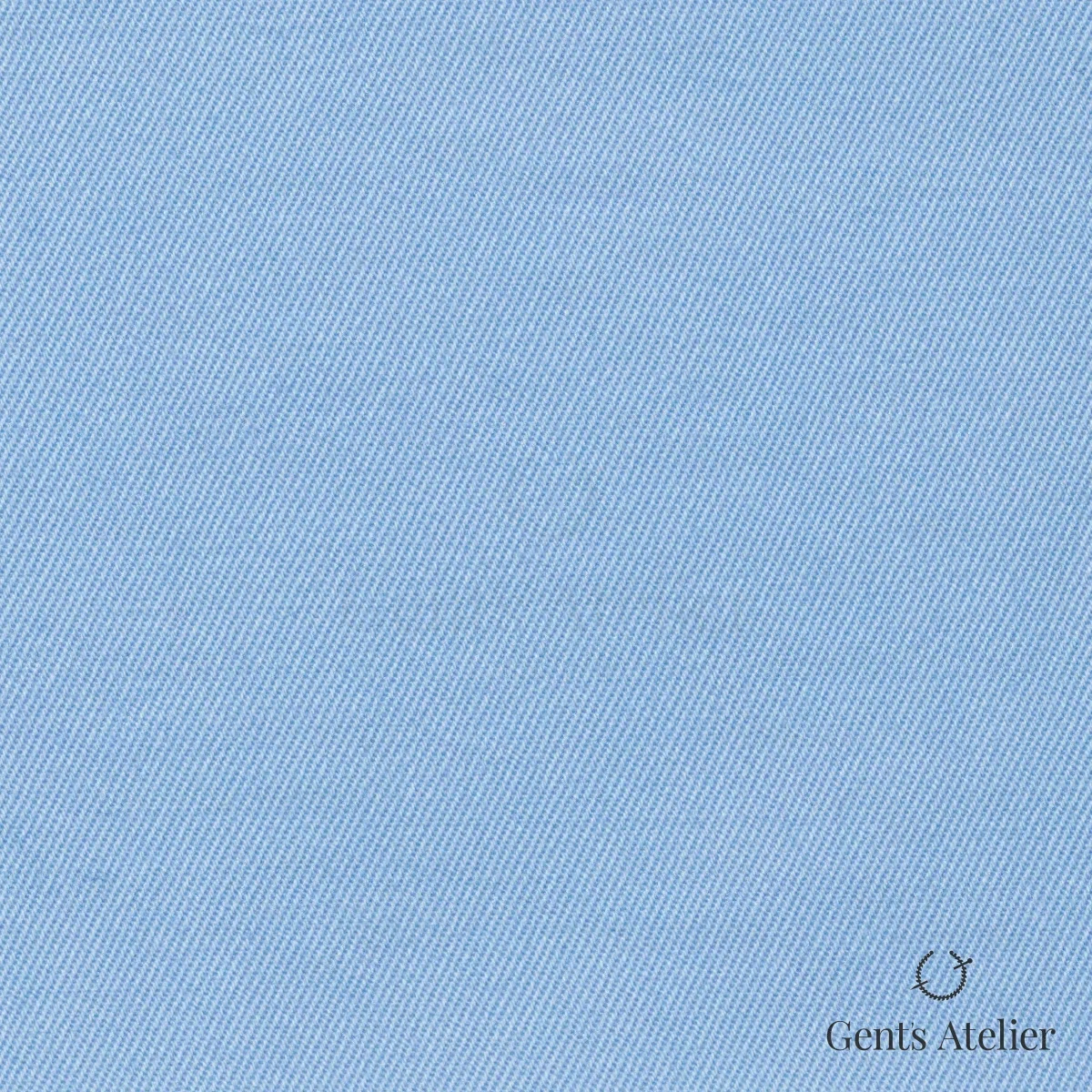 Костюмная ткань Marzoni 605 - 688 / 500 — Голубой, однотонная, 98% Cotton, 2% Lycra