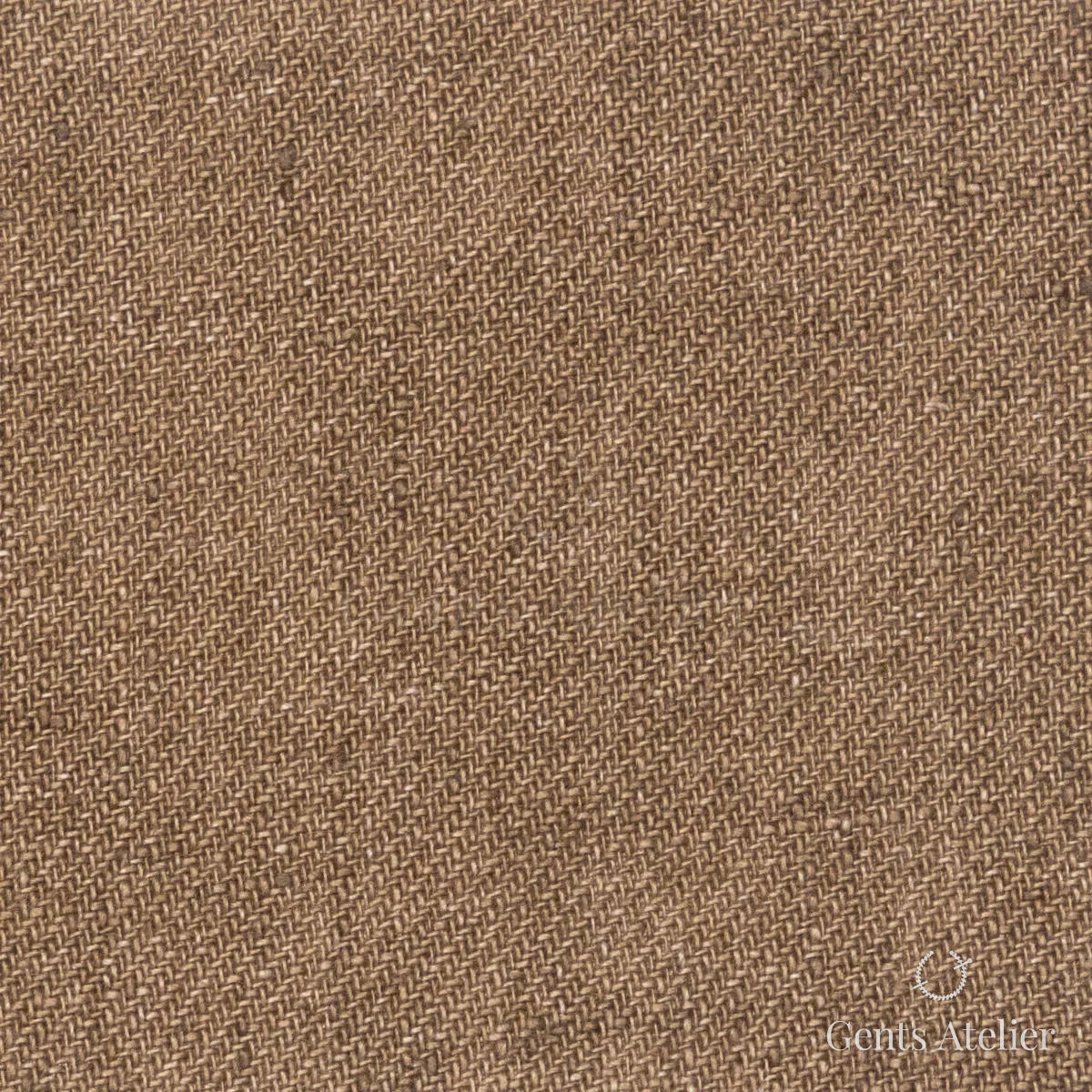 Костюмная ткань Marzoni 613 - 018 / 900 — Светло-коричневый, однотонная, 100% Linen