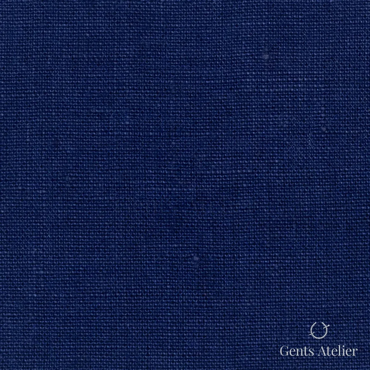 Костюмная ткань Marzoni 613 - 049 / 700 — Синий, однотонная, 100% Linen