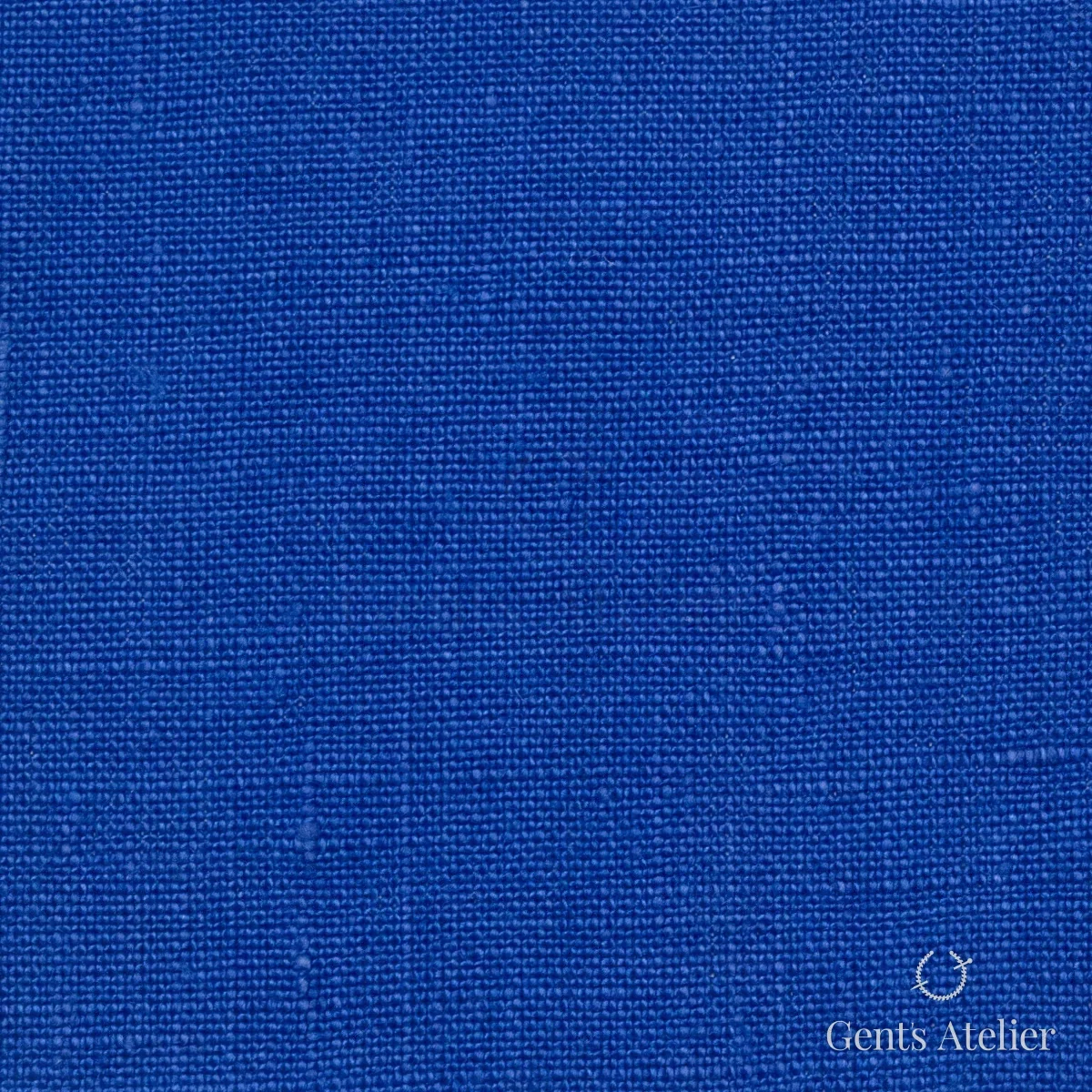 Костюмная ткань Marzoni 613 - 054 / 700 — Синий, однотонная, 100% Linen