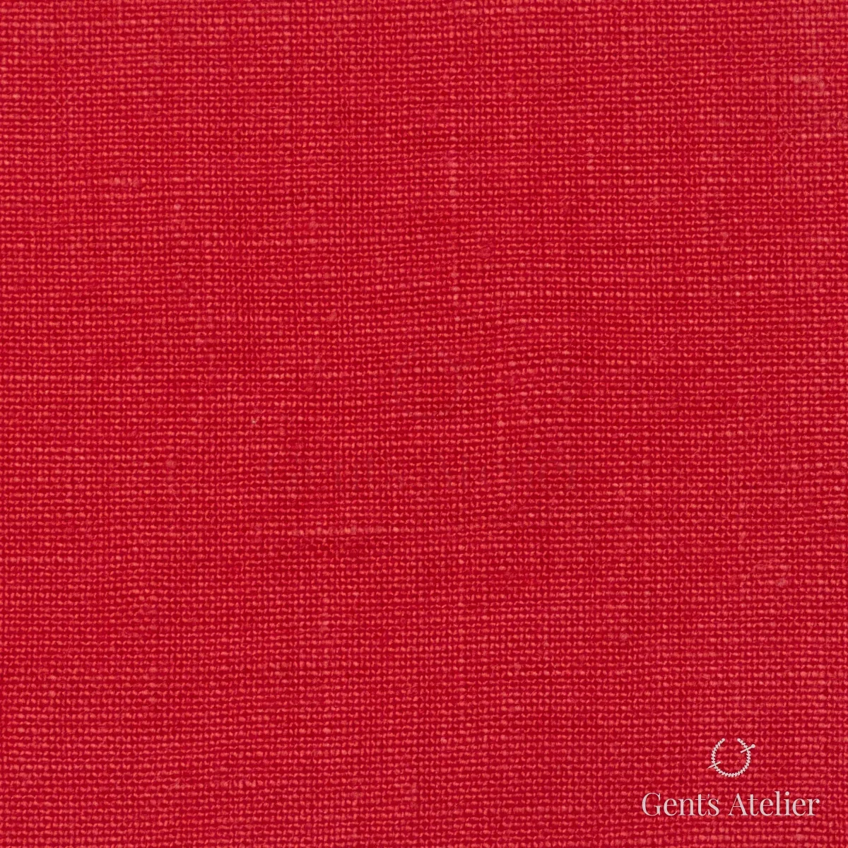 Костюмная ткань Marzoni 613 - 056 / 700 — Красный, однотонная, 100% Linen