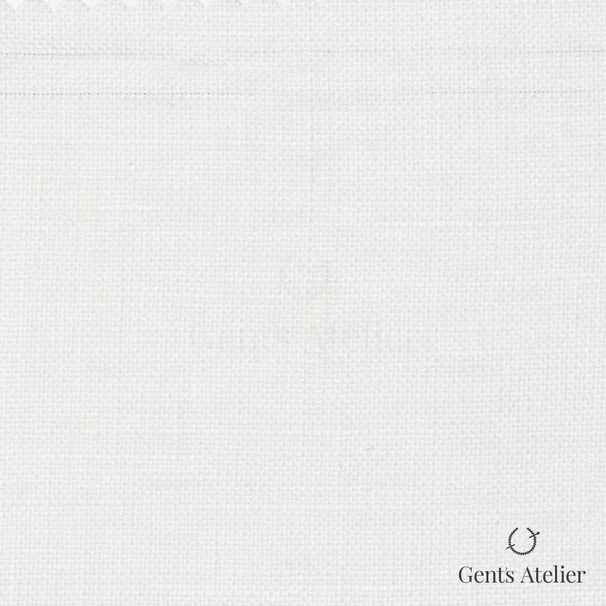 Костюмная ткань Marzoni 613 - 524 / 900 — Молочно-белый, однотонная, 100% Linen