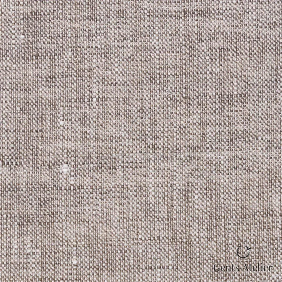 Костюмная ткань Marzoni 613 - 530 / 900 — Бежевый, однотонная, 100% Linen