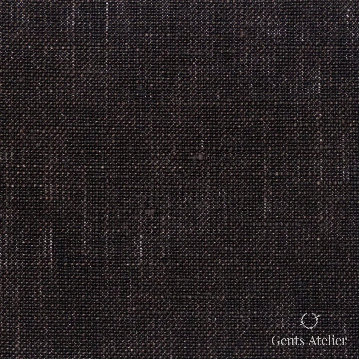 Костюмная ткань Marzoni 613 - 531 / 900 — Коричневый, меланж, 100% Linen