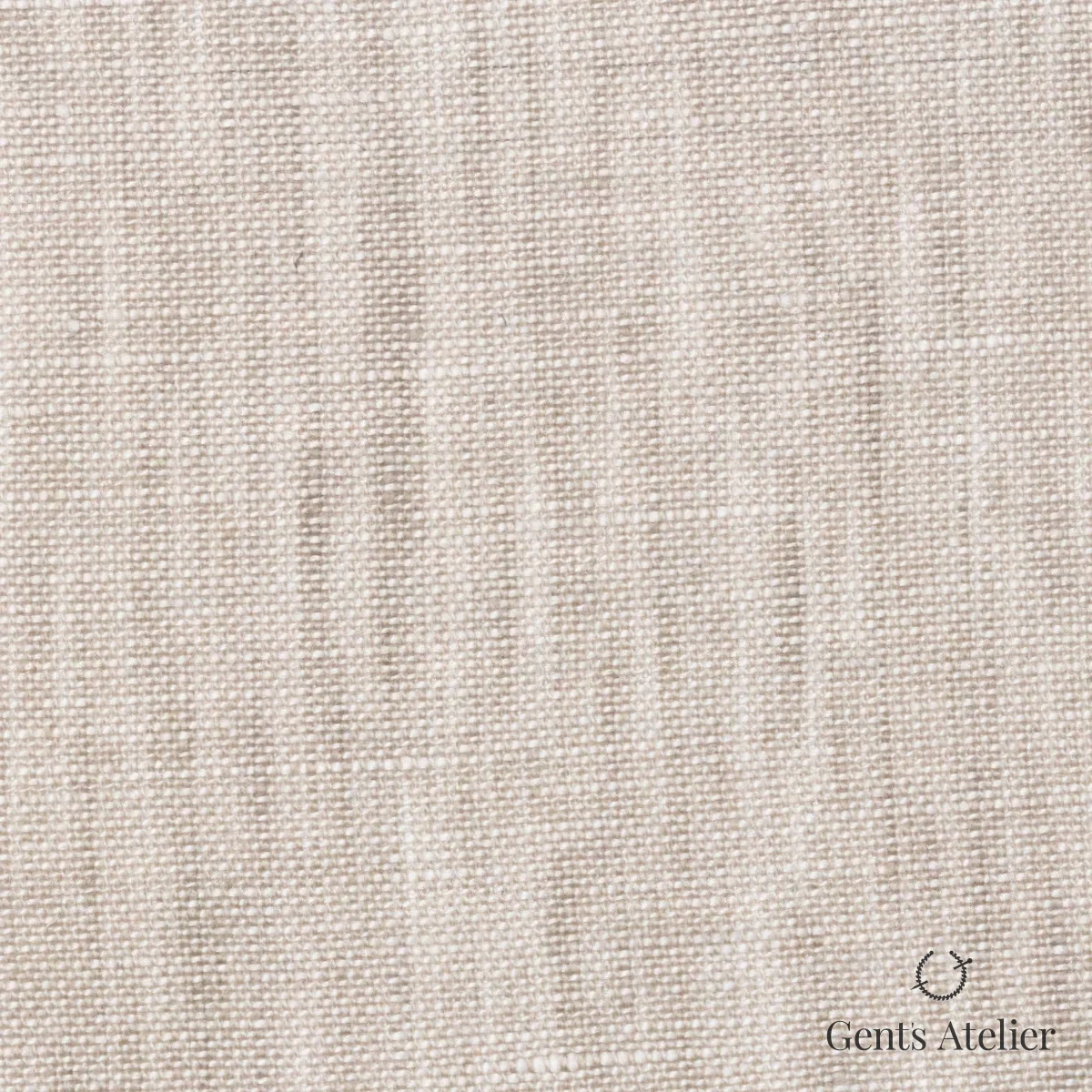 Костюмная ткань Marzoni 613 - 532 / 900 — Бежевый, однотонная, 100% Linen