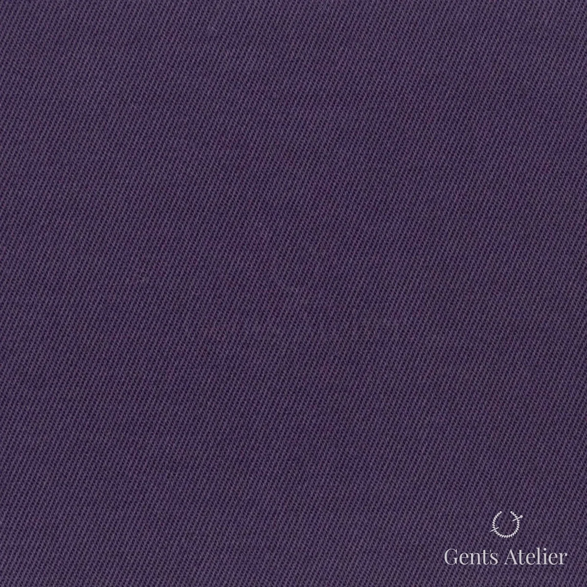 Костюмная ткань Marzoni 614 - 372 / 500 — Фиолетовый, однотонная, 97% Supima Cotton, 3% Lycra
