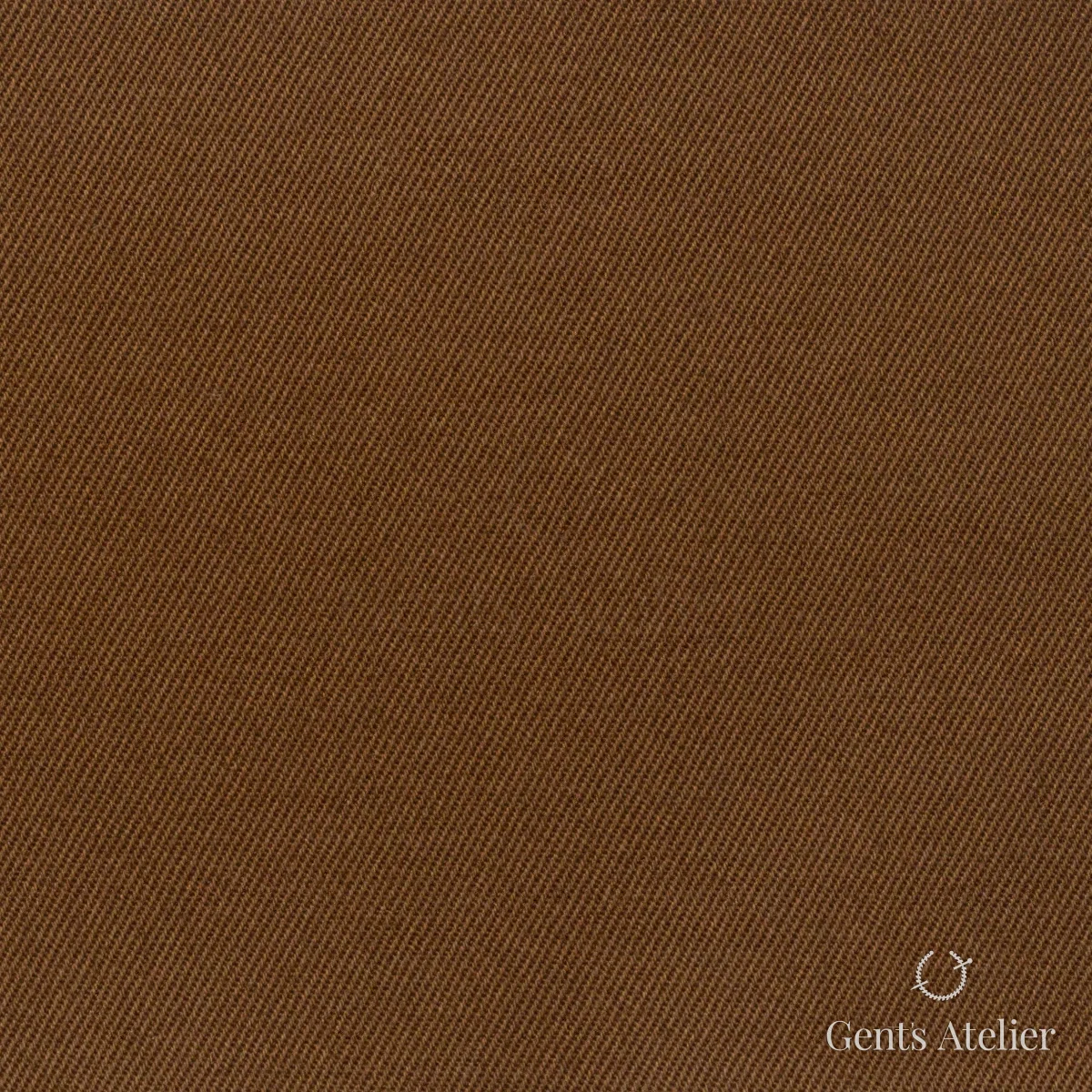 Костюмная ткань Marzoni 614 - 377 / 500 — Хаки, однотонная, 97% Supima Cotton, 3% Lycra